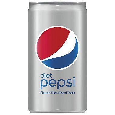 Diet Pepsi, 7.5 Fl Oz Mini Cans, 30-Pack