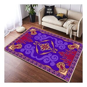 aladdin rug, aladdin, magic carpet, fantastic rug, living room rug, kids room rug, ethnic rug, minimalist,custom rug, floor rug, area rug p387 (1.6×1.9 feet-50x60cm), 1.6×1.9 feet-50x60cm(matsize)