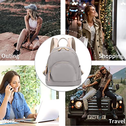 OFIHANLY Mini Backpack for Women Cute Fashion Anti Theft Nylon Travel Bag for Teen Girls