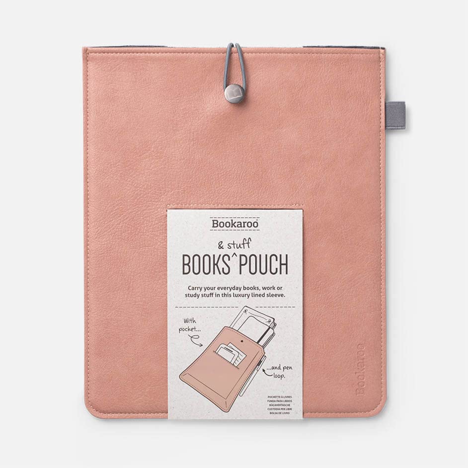 Bookaroo Book & Stuff Pouch Blush