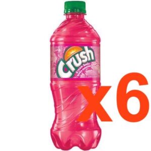 crush cream soda carbonated soft drink 6 x 591ml 19.98oz bottles from canada
