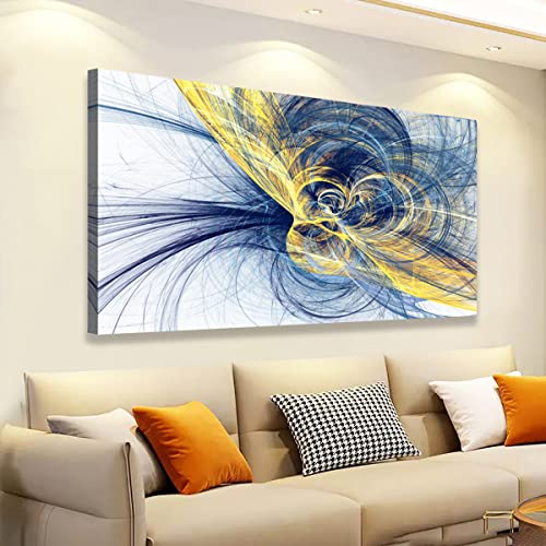 Abstract Pictures Canvas Wall Art for Living room Bedroom or Bathroom Wall Decor,Abstract art Wall Art Print Paitnings for home Decor,Line drawings Waterproof Stretched Ready to Hang-20x40inches