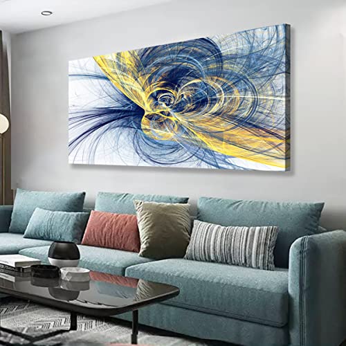 Abstract Pictures Canvas Wall Art for Living room Bedroom or Bathroom Wall Decor,Abstract art Wall Art Print Paitnings for home Decor,Line drawings Waterproof Stretched Ready to Hang-20x40inches