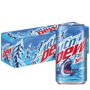 mountain dew frost bite reserve – munchie box stash- cans or bottles (pack of ( 12 ) 12 oz cans)