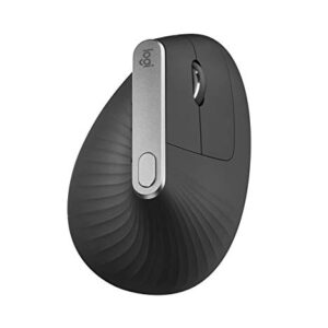 logitech MX Vertical Advanced Ergonomic Mouse, Wireless via Bluetooth or Included USB Receiver (Renewed)