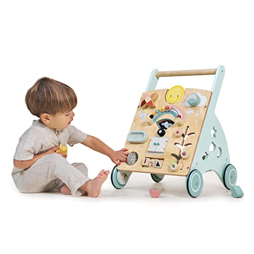 Tender Leaf Toys - Sunshine Baby Activity Walker - Activity Station to Encourage Floor Play to First Steps - Perfect Companion to Learn How to Walk - Age 18m +