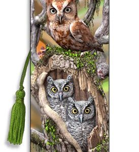 Artgame - Owl - 3D Royce Lenticular Bookmark