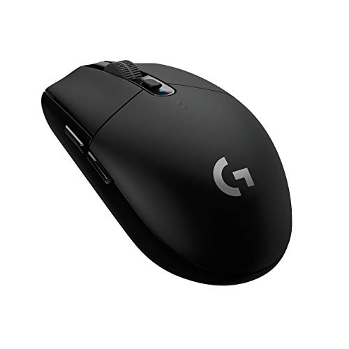 logitech G305 LIGHTSPEED Wireless Gaming Mouse, Black (Renewed)
