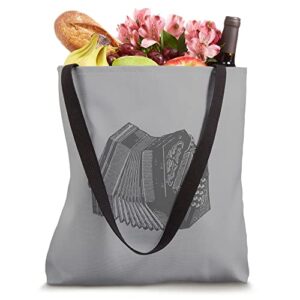 Vintage Bandoneon / Concertina Musician Gift Tote Bag