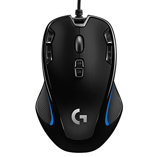 Logitech G300s Optical Ambidextrous Gaming Mouse – 9 Programmable Buttons, Onboard Memory