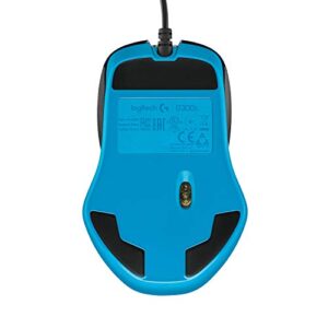 Logitech G300s Optical Ambidextrous Gaming Mouse – 9 Programmable Buttons, Onboard Memory