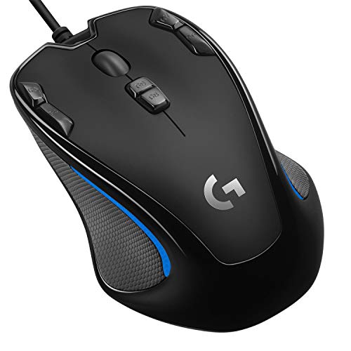 Logitech G300s Optical Ambidextrous Gaming Mouse – 9 Programmable Buttons, Onboard Memory