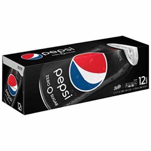 pepsi soda zero 12 pack 12 oz cans