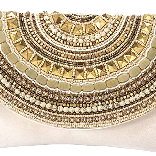 Aheli Indian Clutch Purses Women Wedding Handmade Evening Handbags Party Bridal Clutch