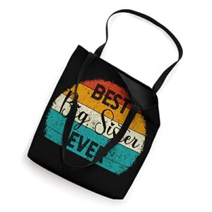 Big Sister Retro Vintage Sibling Eldest Daughter Child Tote Bag