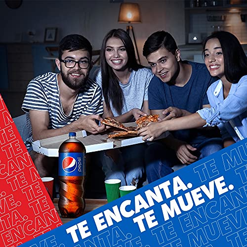 Pepsi Soda - Plastic Bottle in your Family Presentation of 3 Lt. / 101 Fl Oz with Cola Flavor. Delicious and Refreshing, that´s what you Like (Pack of 3 bottle TOTAL of 3 Lt. / 101 Fl Oz each)