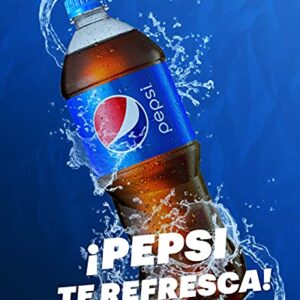 Pepsi Soda - Plastic Bottle in your Family Presentation of 3 Lt. / 101 Fl Oz with Cola Flavor. Delicious and Refreshing, that´s what you Like (Pack of 3 bottle TOTAL of 3 Lt. / 101 Fl Oz each)