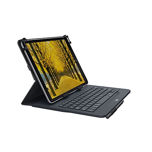 Logitech Universal Folio with Integrated Bluetooth 3.0 Keyboard for 9-10" Apple, Android, Windows Tablets