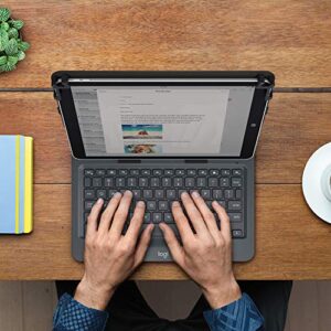 Logitech Universal Folio with Integrated Bluetooth 3.0 Keyboard for 9-10" Apple, Android, Windows Tablets