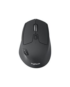 logitech m720 triathlon bluetooth wireless optical mouse with unifying receiver (renewed)