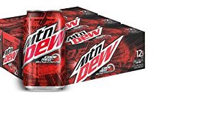 Mountain Dew Code Red Soda, Fridge Pack Bundle, 12 fl oz, 36 Cans