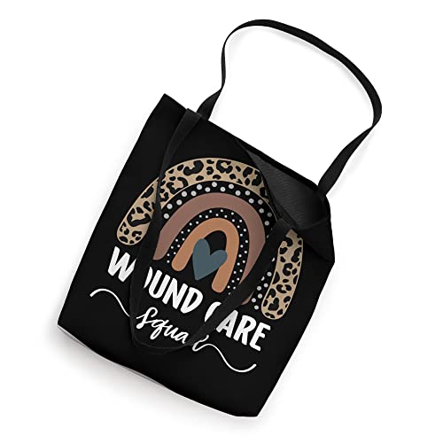 Wound Care Squad, Leopard Rainbow Wound Care Nurse Tote Bag