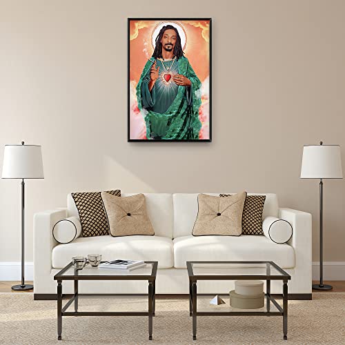 TBIIQKZ Funny Rap Art Print, Cool Music Poster, Celebrity Saint Artwork, Aesthetic Canvas Unframed Poster 12x18inch(30x45cm)