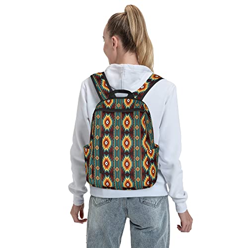 SWEET TANG Backpack Purse for Women Compatible with Ethnic Navajo Native American Southwestern Rucksack Anti-theft Handbag Travel Bag