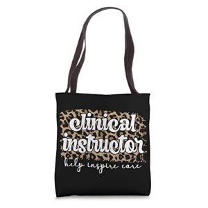 clinical instructor appreciation tote bag