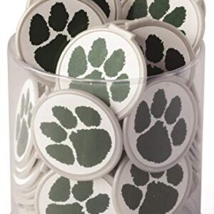 Mascot PAW Print School Spirit Bulk Bookmarks for Kids - RED Clip Over The Page 75 Pack - Bulk Bookmarks for Girls Boys. Perfect Student Incentives Prizes Classroom Rewards & Reading Awards!