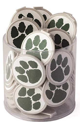 Mascot PAW Print School Spirit Bulk Bookmarks for Kids - RED Clip Over The Page 75 Pack - Bulk Bookmarks for Girls Boys. Perfect Student Incentives Prizes Classroom Rewards & Reading Awards!