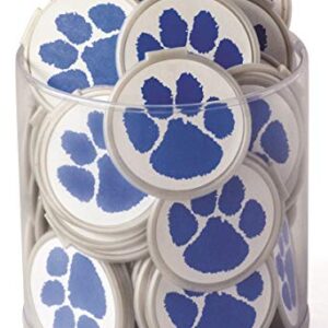 Mascot PAW Print School Spirit Bulk Bookmarks for Kids - RED Clip Over The Page 75 Pack - Bulk Bookmarks for Girls Boys. Perfect Student Incentives Prizes Classroom Rewards & Reading Awards!