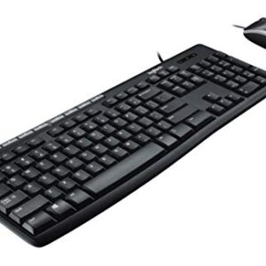 Logitech Media Combo MK200 Full-Size Keyboard and High-Definition Optical Mouse