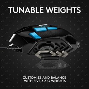 Logitech G502 Hero K/DA High Performance Gaming Mouse - Hero 25K Sensor, 16.8 Million Color LIGHTSYNC RGB, 11 Programmable Buttons, On-Board Memory - Official League of Legends KDA Gaming Gear