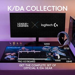 Logitech G502 Hero K/DA High Performance Gaming Mouse - Hero 25K Sensor, 16.8 Million Color LIGHTSYNC RGB, 11 Programmable Buttons, On-Board Memory - Official League of Legends KDA Gaming Gear
