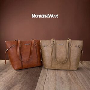 Montana West Large Tote Bags for Women Concealed Carry Purses Top-Handle Shoulder Bags,MWC-G097TN