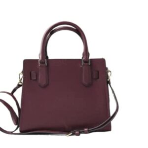 Michael Kors Small Merlot Hamilton Leather Satchel