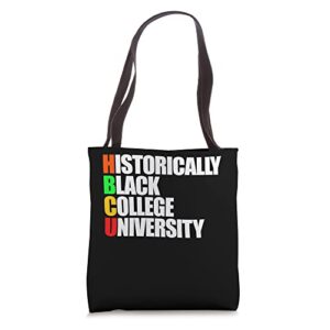 historically black college university hbcu graduate hbcu tote bag