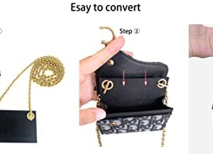 Saddle Card Hold Conversion Kit with Copper Chain/Felt Insert (120CM)