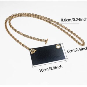 Saddle Card Hold Conversion Kit with Copper Chain/Felt Insert (120CM)