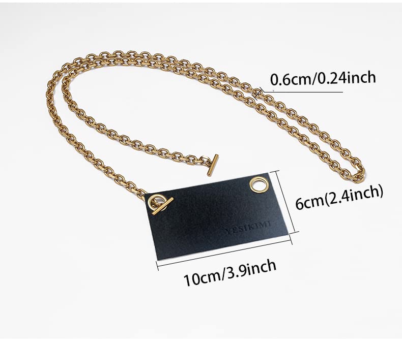 Saddle Card Hold Conversion Kit with Copper Chain/Felt Insert (120CM)