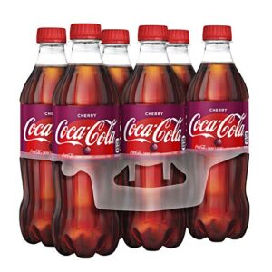 coca-cola coke cherry soda, 16.9 fl oz (pack of 6)