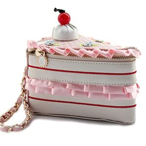 3d cake shape evening bags cute purse embroidery clutch for girls