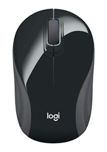 logitech wireless mini mouse m187 ultra portable, 2.4 ghz with usb receiver, 1000 dpi optical tracking, 3-buttons, pc / mac / laptop – black