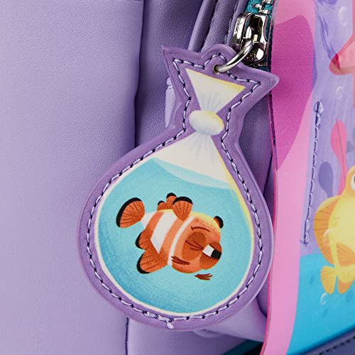 Loungefly Disney Pixar Moments Finding Nemo Darla Womens Double Strap Shoulder Bag Purse