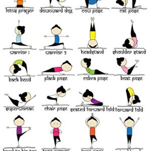 Yoga Poses Book Mark w/Tassel (Personalized)