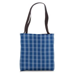 palaka blue – uluna collection tote bag
