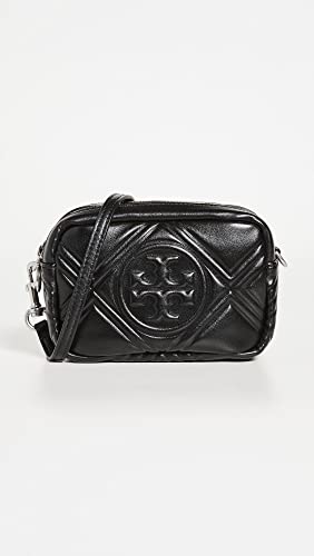 Tory Burch Women's Perry Bombe Puffy Mini Bag, Black, One Size