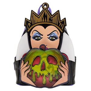 loungefly disney villains evil queen apple womens double strap shoulder bag purse