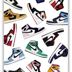 Hypebeast Custom Sneaker Poster – (12x16 Inch) Unframed – AJ Wall art, Hypebeast Room Decor, Michael Jordan Poster, Sneaker Air Gym Shoes Shoebox Collection Aesthetic Cool Poster for Teen Boys Guys Men Room Dorm Bedroom Wall Decor by LIYA Design Prints